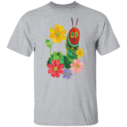 Flowers And The Very Hungry Caterpillar Teacher  T-Shirt - CDCraft