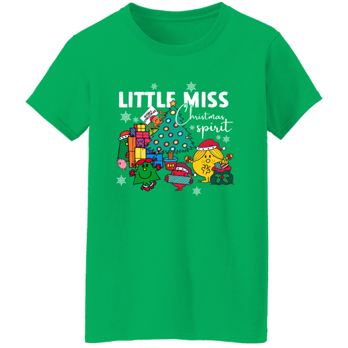 Little Miss Christmas Teacher Vintage G500L Ladies' 5.3 oz. T-Shirt - letter - WOMEN