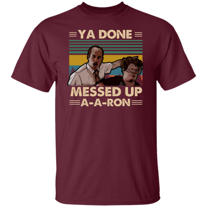 Ya Done Messed Up A A Ron Vintage Key and Peele Substitute Teacher T-Shirt - leleart