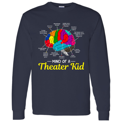 Mind Of A Theater Kid G540 LS T-Shirt 5.3 oz. - jasmine