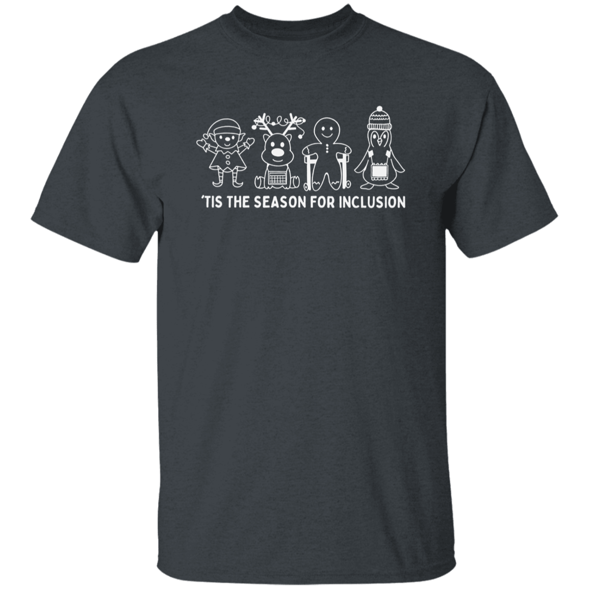 Tis The Season For Inclusion Teacher Vintage T-Shirt