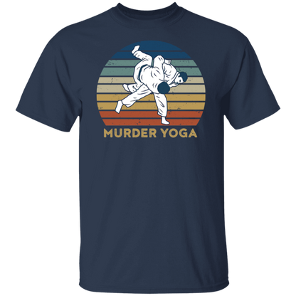 G500 5.3 oz. T-Shirt Murder Yoga Shirt - ID15102411
