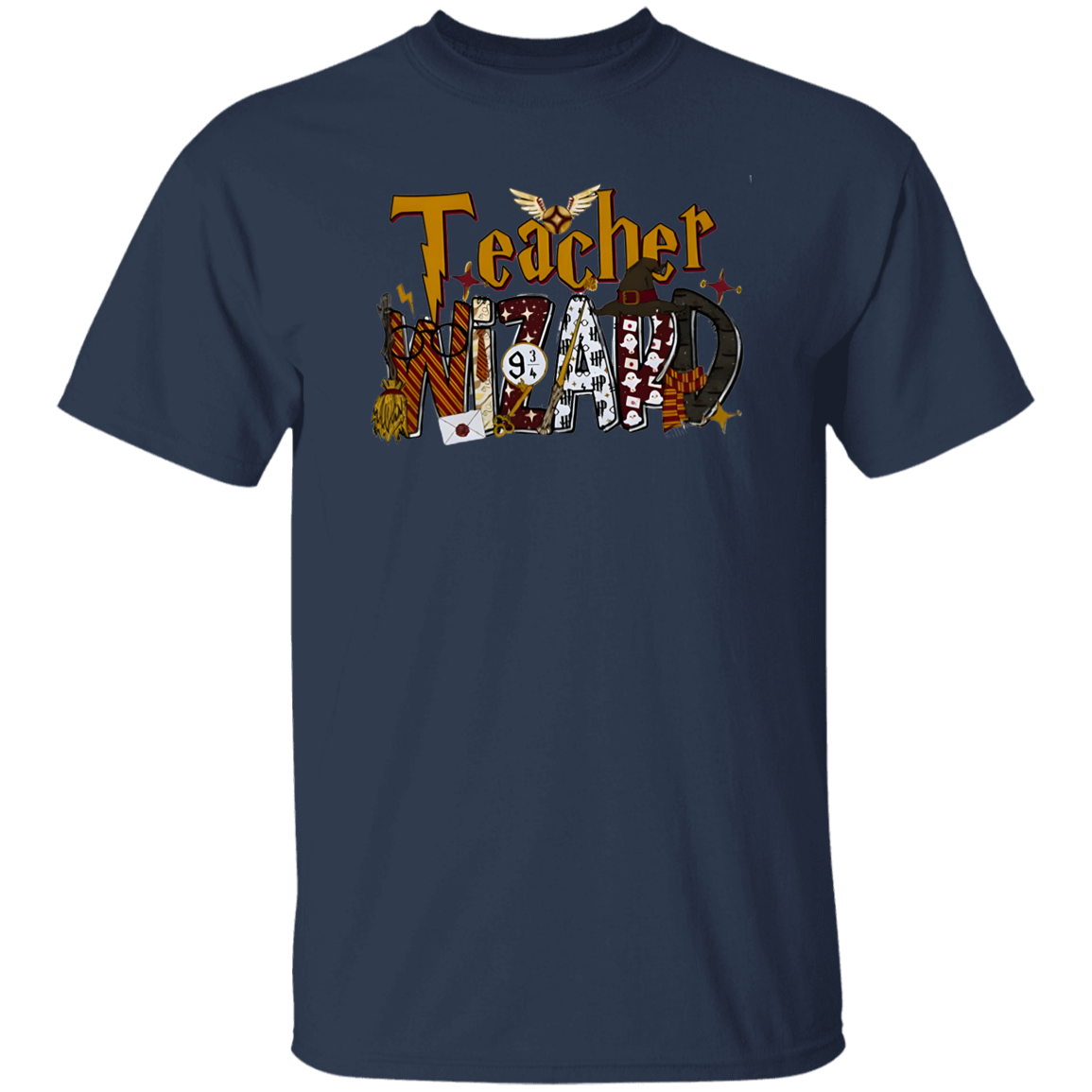 Teachr Wizard Magic School Vintage  T-Shirt