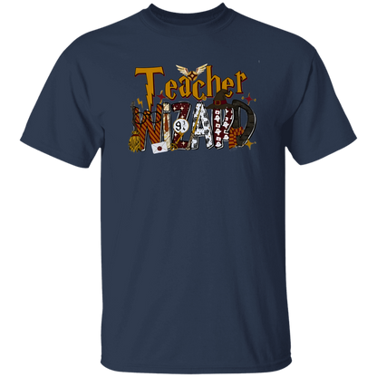 Teachr Wizard Magic School Vintage  T-Shirt