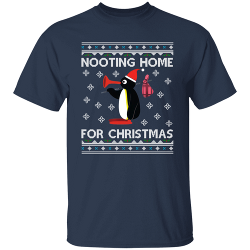 Pingu Nooting Home For Christmas Unisex T-Shirt - maria