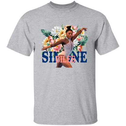 Simone Biles Floral Vintage T-Shirt - ID05082410