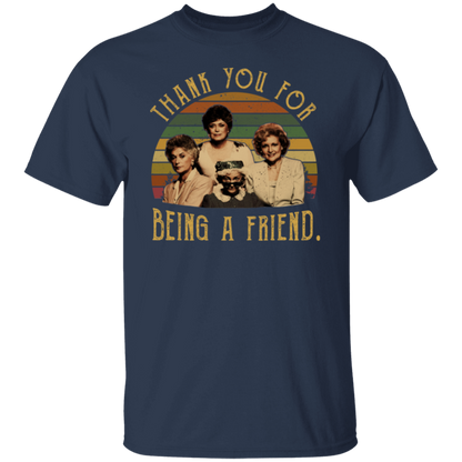 The Golden Girls Thank You For Being A Friend 80s Vintage Sunset T-Shirt - leleart