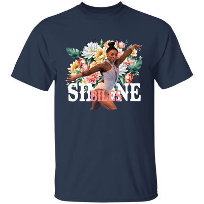 Simone Biles Floral Vintage T-Shirt - YOUTH - ID05082410