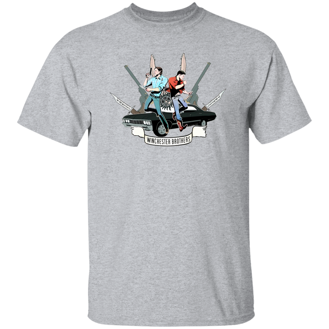 G500 5.3 oz. T-Shirt Winchester Brothers Supernatural T-Shirt