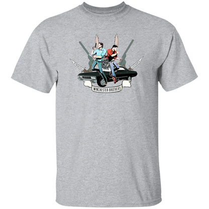 G500 5.3 oz. T-Shirt Winchester Brothers Supernatural T-Shirt