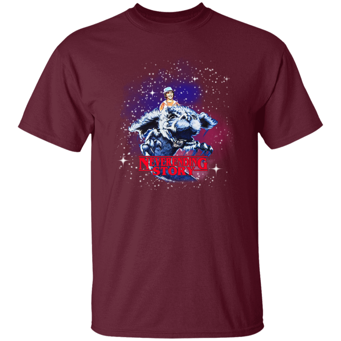 Stranger Things Dustin Neverending Story Vintage T-Shirt