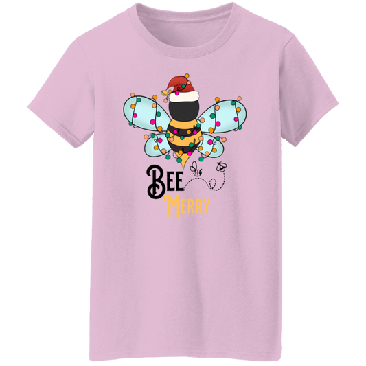 Bee Merry Teacher Vintage G500L Ladies' 5.3 oz. T-Shirt - letter - WOMEN