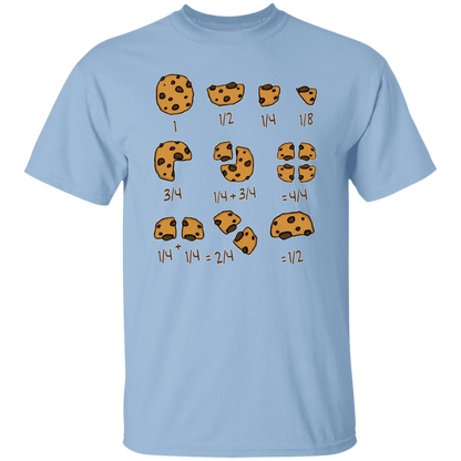 Cookie Fractional Numbers Math Teacher T-Shirt - CDCraft