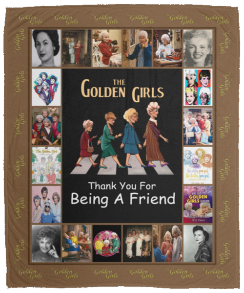 The Golden Girls TV Series Fleece Blanket, Mink Sherpa Blanket, Golden Girl Blanket, Stay Golden Blanket, TV Series Blanket	VPM Cozy Plush Fleece Blanket - 50x60