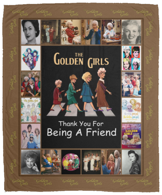 The Golden Girls TV Series Fleece Blanket, Mink Sherpa Blanket, Golden Girl Blanket, Stay Golden Blanket, TV Series Blanket	VPM Cozy Plush Fleece Blanket - 50x60