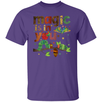 Magic Is In You The Very Hungry Caterpillar And Butterfly Teacher  T-Shirt - lapicta