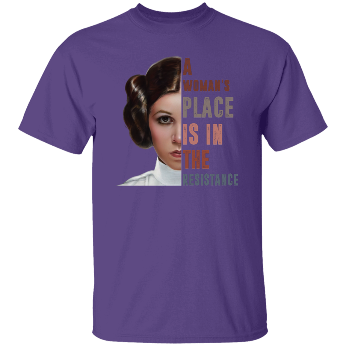 Princess Leia A Woman’s Place Is In The Resistance Vintage T-Shirt