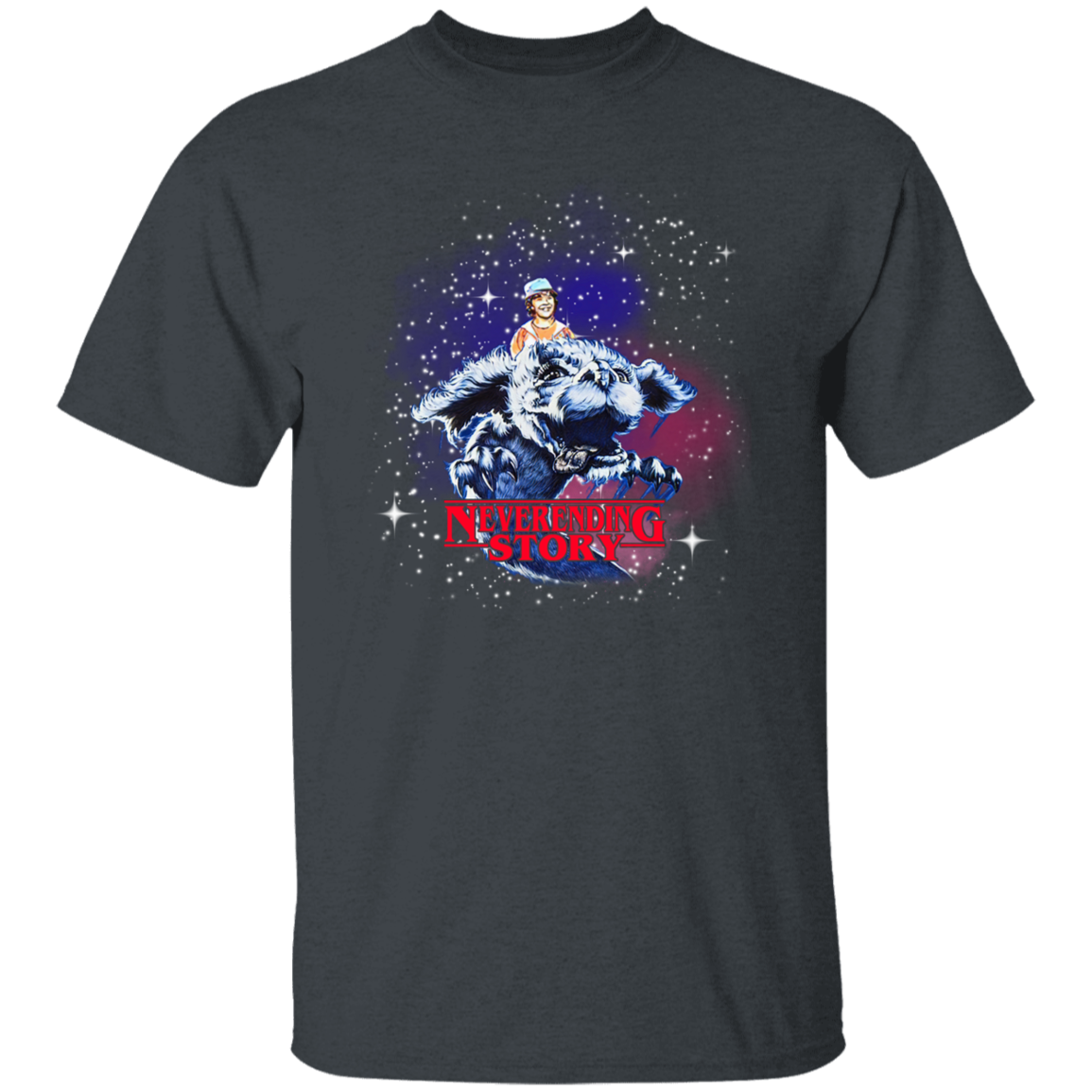 Stranger Things Dustin Neverending Story Vintage T-Shirt