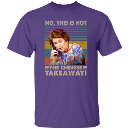 Hyacinth Bucket No This Is Not The Chinese Takeaway Funny Vintage T-Shirt - leleart