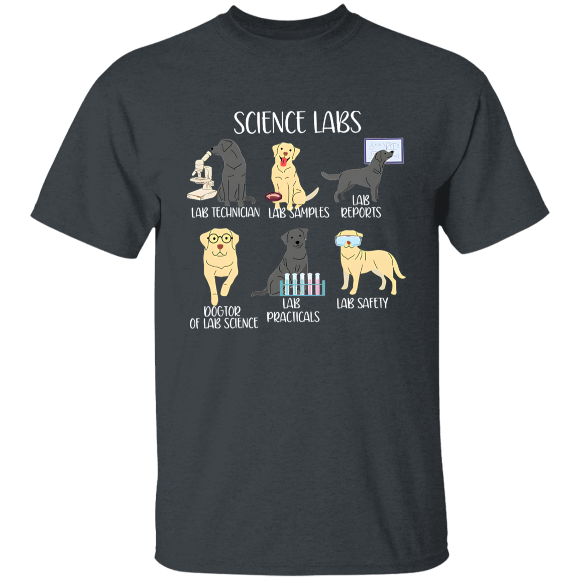 Labrador Retriever Funny Science Teacher Vintage T-Shirt - YOUTH