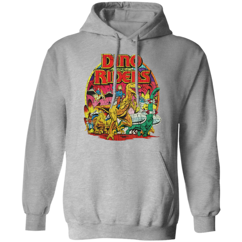 Dino Riders The Adventure Begins 1988 Hoodie