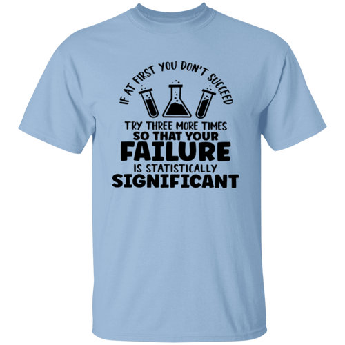 If At First You Don't Succeed Try Three More Times Teacher T-Shirt