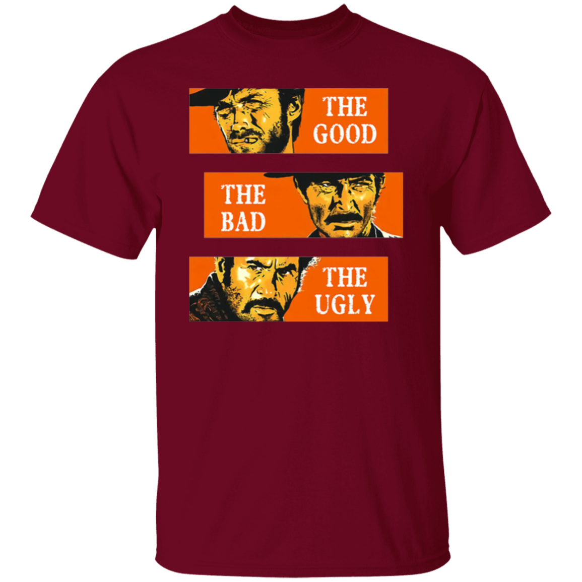 The Good The Bad And The Ugly Classic Horror Movie Vintag T-Shirt - CDCraft