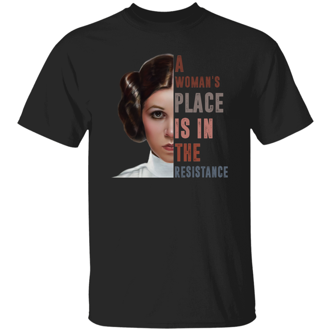 Princess Leia A Woman’s Place Is In The Resistance Vintage T-Shirt