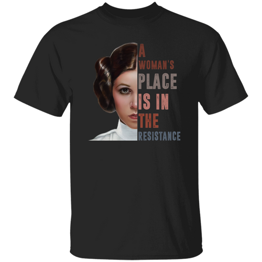 Princess Leia A Woman’s Place Is In The Resistance Vintage T-Shirt