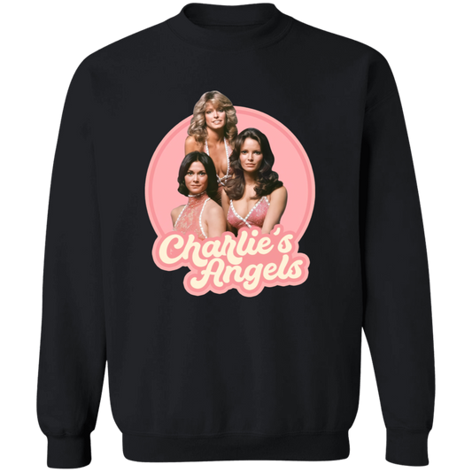 All Casts Charlie’s Angels Vintage Gildan Crewneck Pullover Sweatshirt