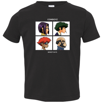 Cowboyz Bebop Days Inspired By Gorillaz Band Vintage Toddler Jersey T-Shirt - TODDLER