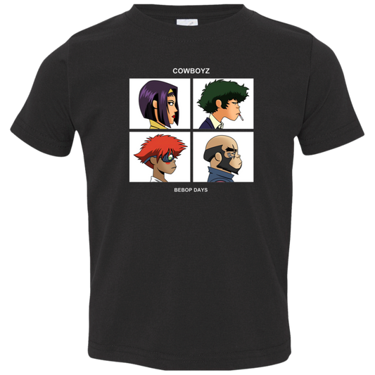 Cowboyz Bebop Days Inspired By Gorillaz Band Vintage Toddler Jersey T-Shirt - TODDLER