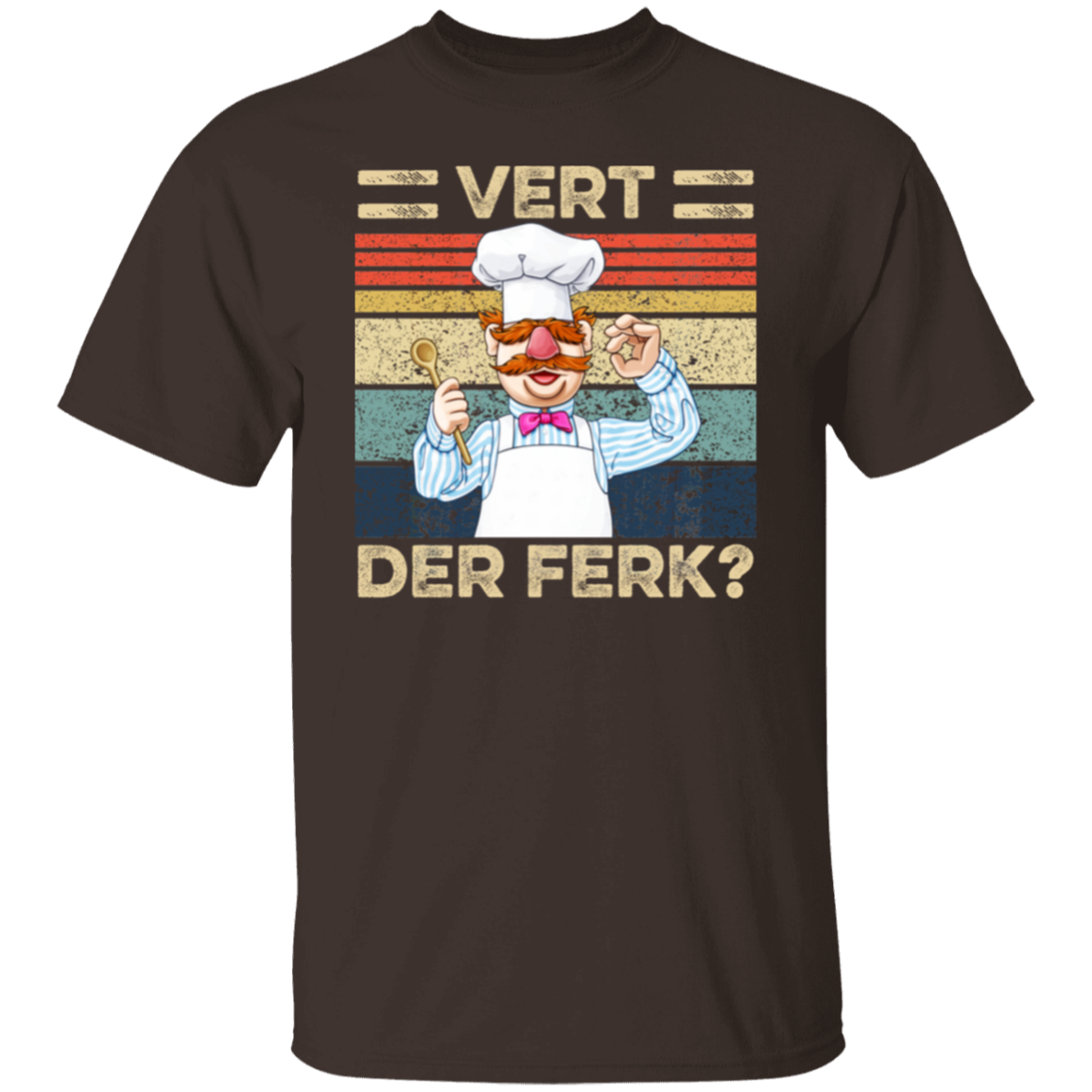 Vert Der Ferk Swedish Chef Retro Vintage  T-Shirt - leleart