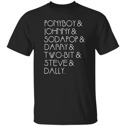 The Outsiders Shirt Characters Funny Literature Teacher Vintage T-Shirt