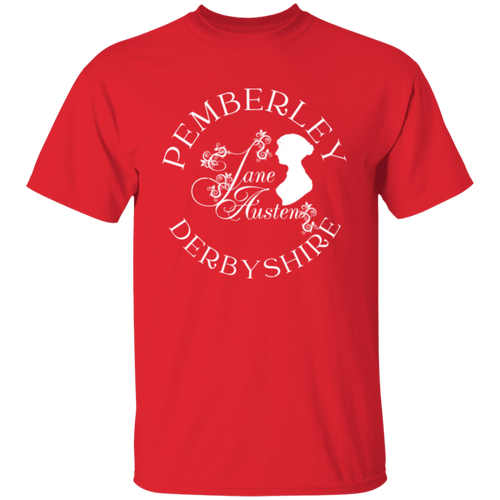 Jane Austen Pemberley Derbyshire T-Shirt - ID10062437