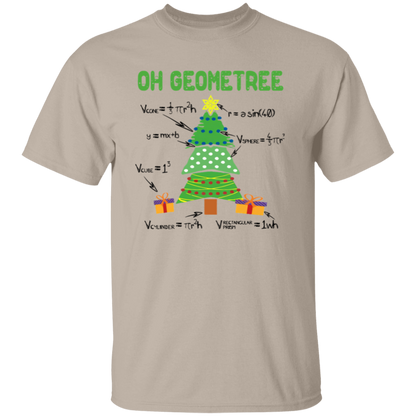 Oh Geometree Christmas Vintage Unisex T-Shirt - letter