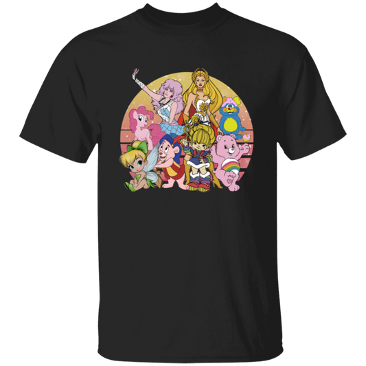 80s Cartoons Vintage Unisex T-Shirt - pelyn - ID12022413