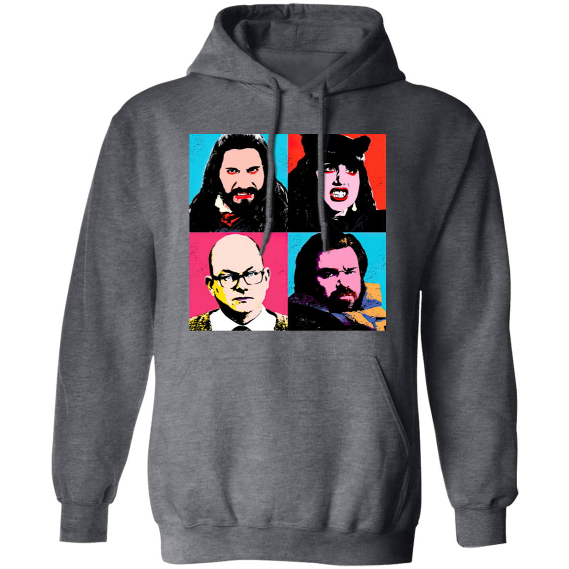 Vampire Warhol Classic What We Do In The Shadows Gildan Pullover Hoodie
