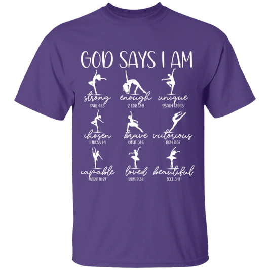 God Says I Am Dancer Teacher Vintage Youth Shirt