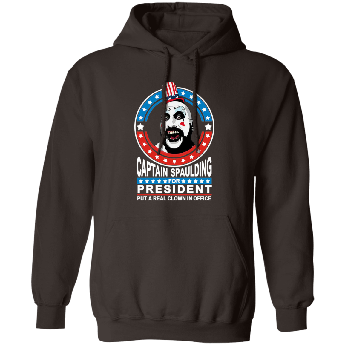 Captain Spaulding For President Put A Real Clown In Office Vintage T-Shirt,- HOODIE