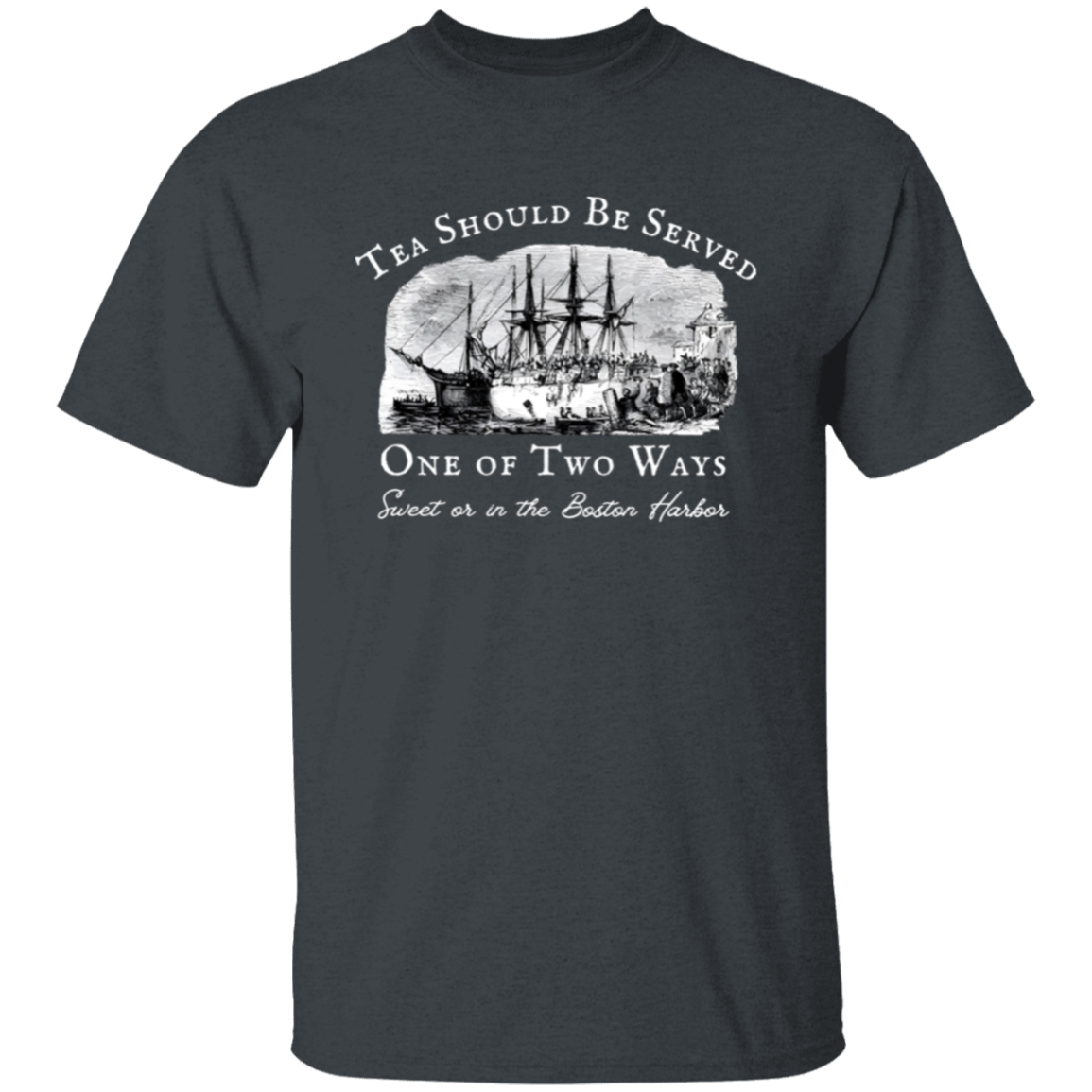Tea Should Be Served One Of Two Ways Teacher Vintage Unisex  T-Shirt - letter
