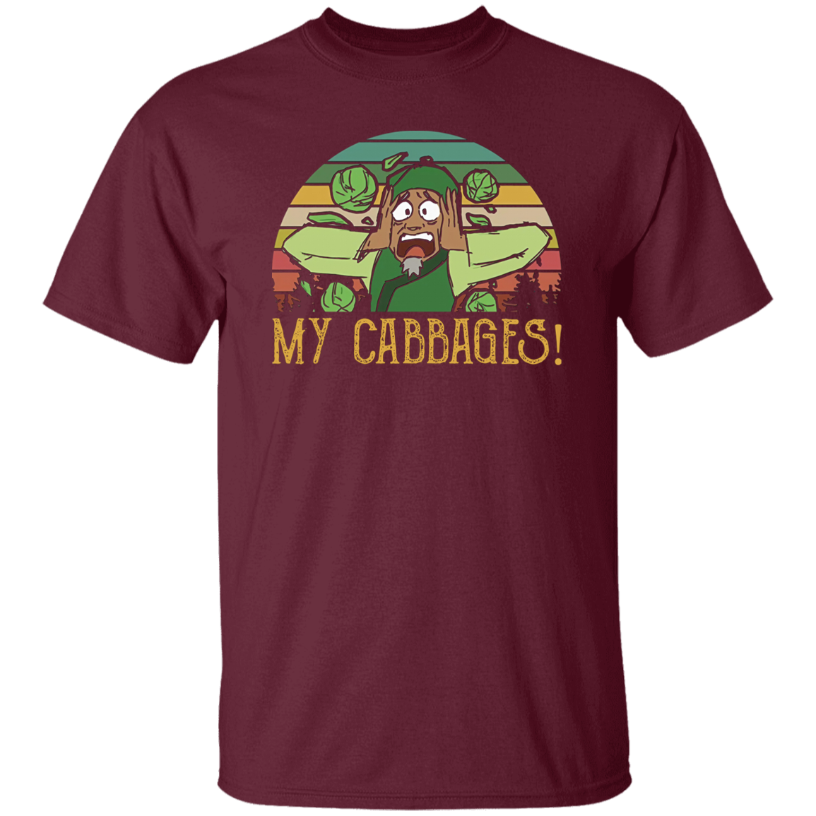 My Cabbages Cabbage Merchant Vintage T-Shirt, Cabbage Man Merchant Shirt, Gift Tee For You And Your Friends	G500 5.3 oz. T-Shirt