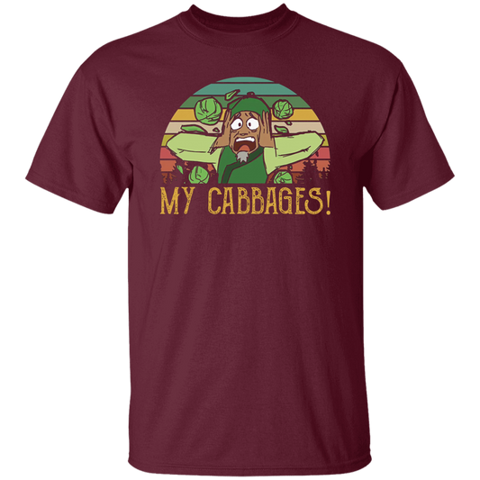 My Cabbages Cabbage Merchant Vintage T-Shirt, Cabbage Man Merchant Shirt, Gift Tee For You And Your Friends	G500 5.3 oz. T-Shirt
