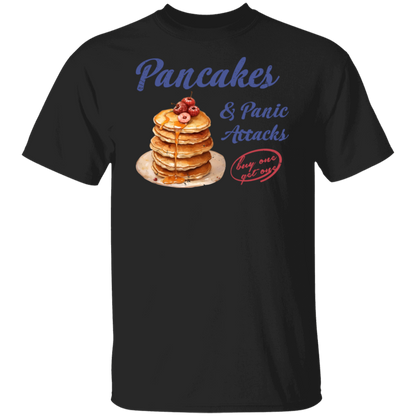 G500 5.3 oz. T-Shirt Pancakes and Panic Attacks Shirt - ID29102407