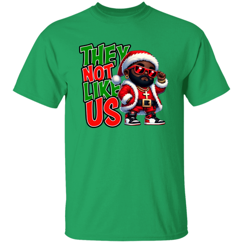 They Not Like Us Santa Christmas Unisex T-Shirt - green - ID06112402