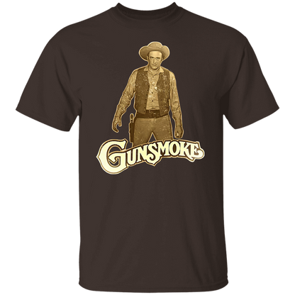 Gunsmoke James Arnes Anime Cowboy T-Shirt - CDCraft