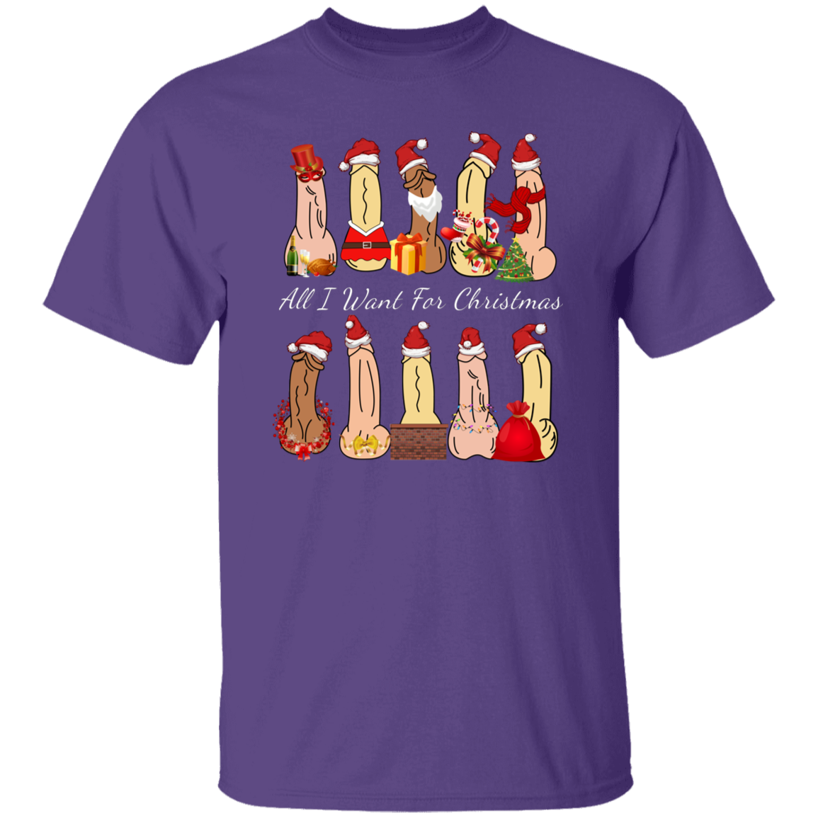 All I Want For Christmas Dirty Santa Gift  T-Shirt
