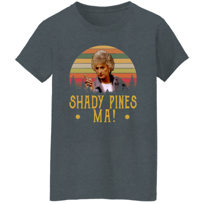 Shady Pines Ma Vintage Retro T-Shirt - WOMEN