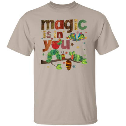 Magic Is In You The Very Hungry Caterpillar And Butterfly Teacher  T-Shirt - lapicta