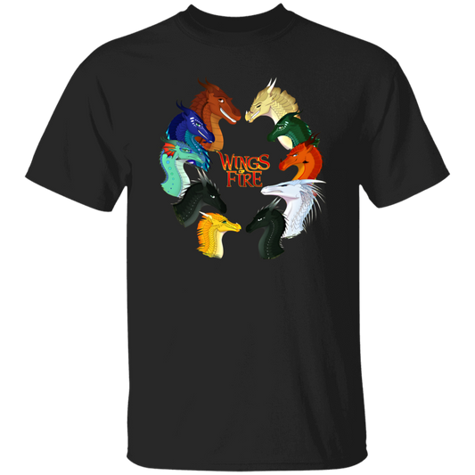 Dragons Wings Fire Unisex T-Shirt - jasmine